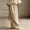 2026 Women's Elegant Casual Batwing Sleeve Top & Wide-Leg Pants Set