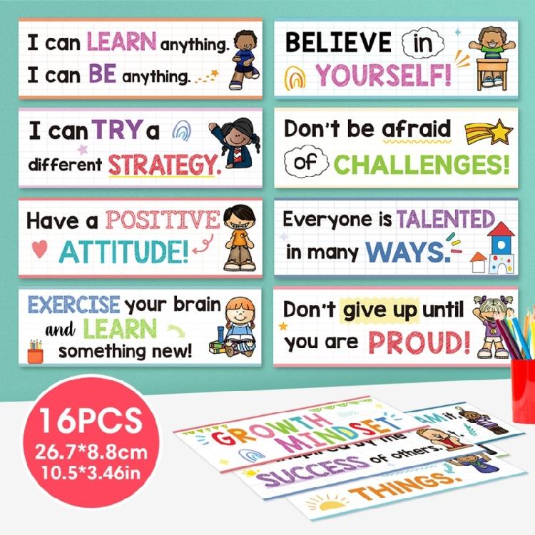 Pack of Colorful Thematic Learning Posters Creative Decors For Youngly Students Classroom Teaching Aids And Decoration