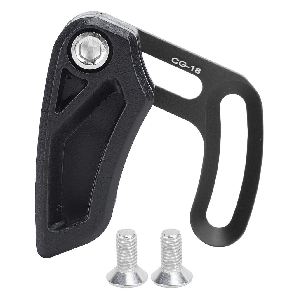 Guía de Cadena para Bicicleta de Montaña Aleación de Aluminio Plato Positivo Negativo Protector de Cadena para Sistema 1X Único de 26T a 36T Negro