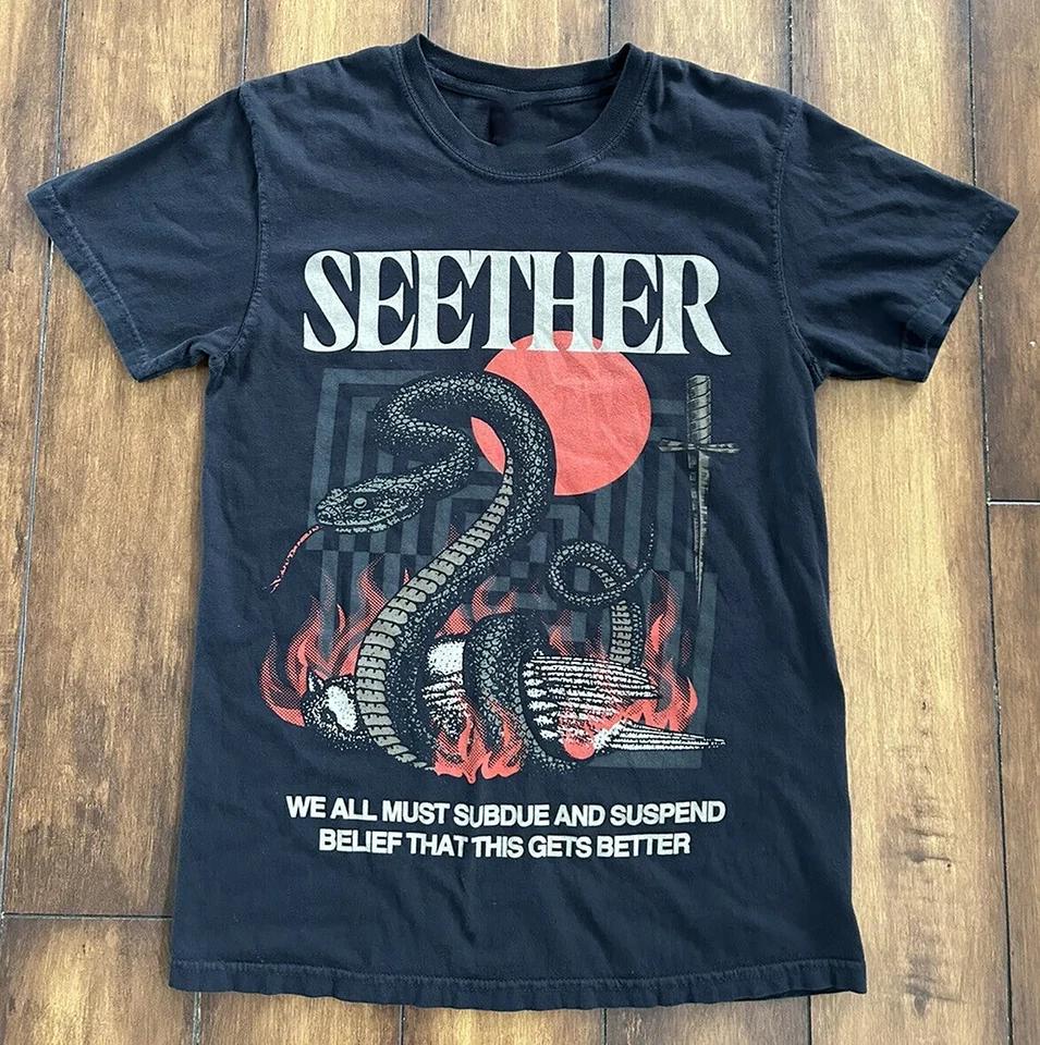 2022 Concert Tour Seether Band Shirt Black Unisex S-5XL L