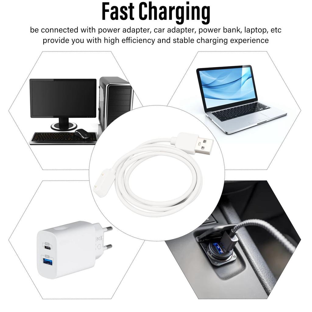 Smartwatch   Portable USB Watch Charging Cable Cord for   6 7 Band 6 7 for   6 ES Watch