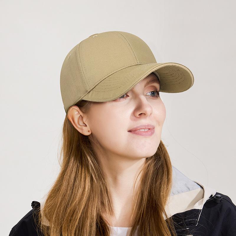 

Four Seasons Men Women Solid Color Baseball Cap Curved Eaves Outdoor Sports Sunshade Cap хакі