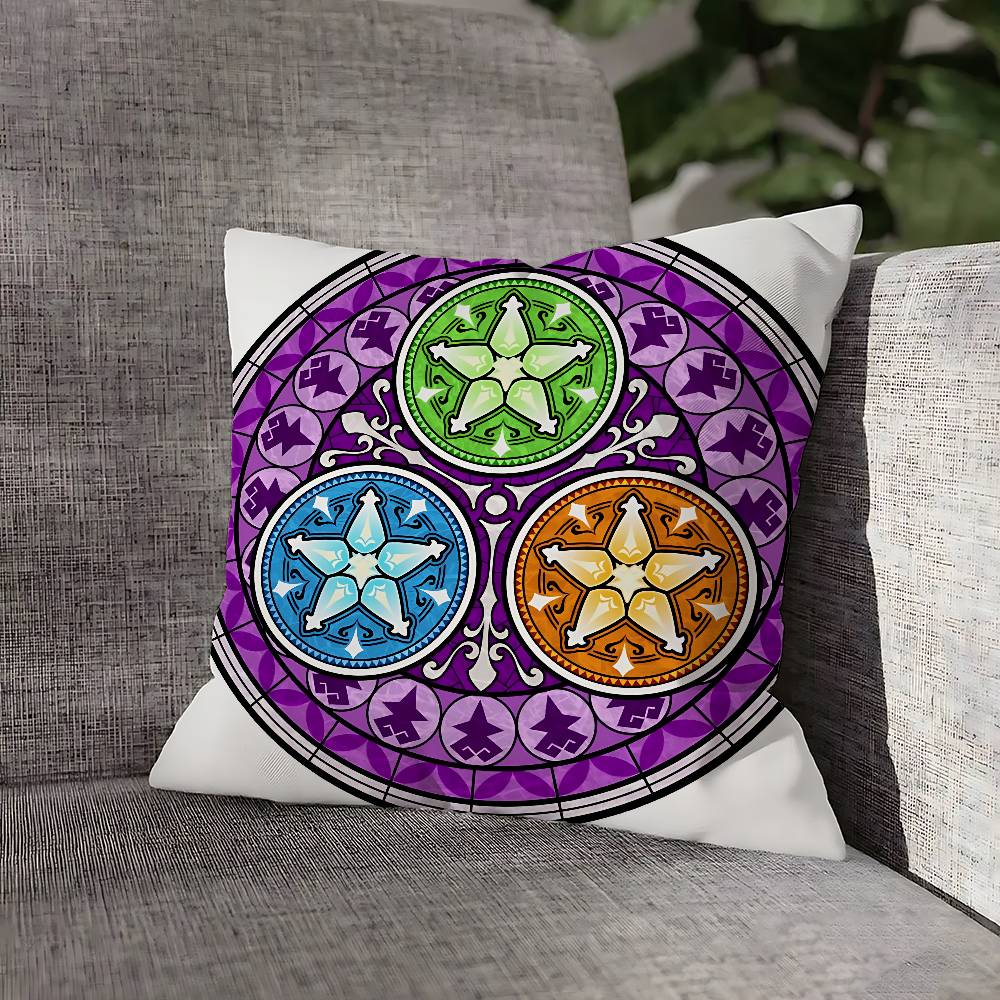 K-Kingdom Game H-Hearts Pillow Case For Sofa Decor Car Office Room Printing Cushion Cover Decorations and Protector