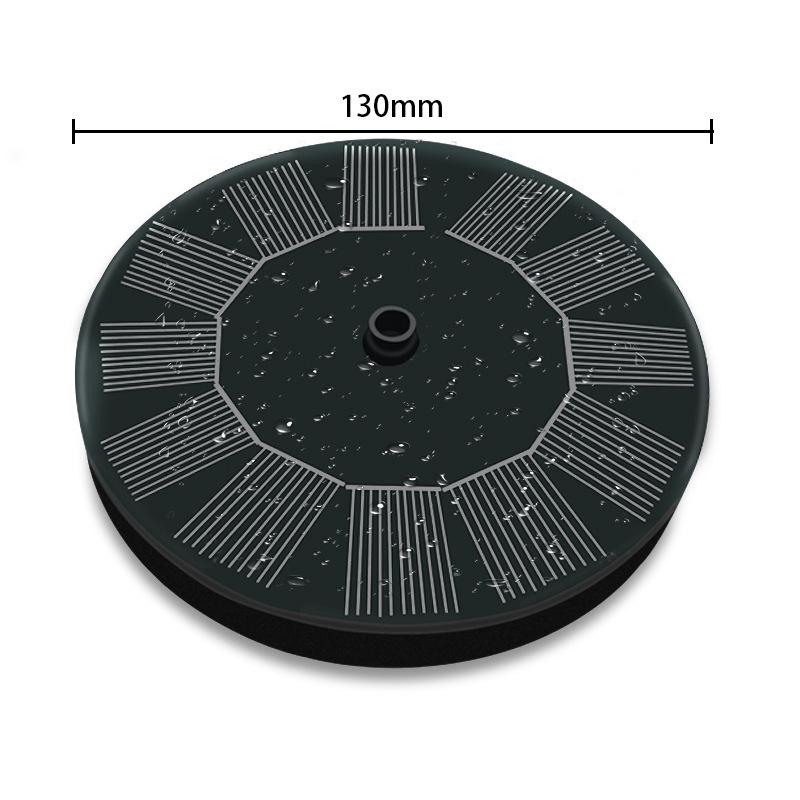 Floating Solar Fountain with Color Lights & Automatic Water Spray for Fish Ponds