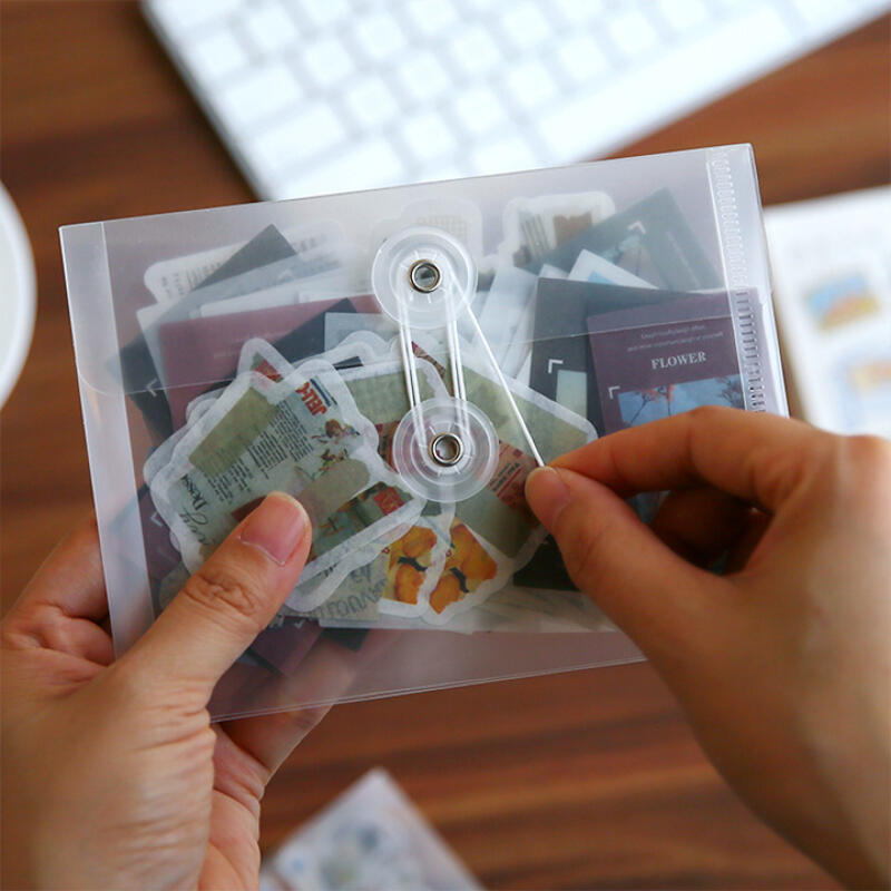 [Artfield] Simple Transparent PP Waterproof Pouch A6 (Choose 1 of 2)