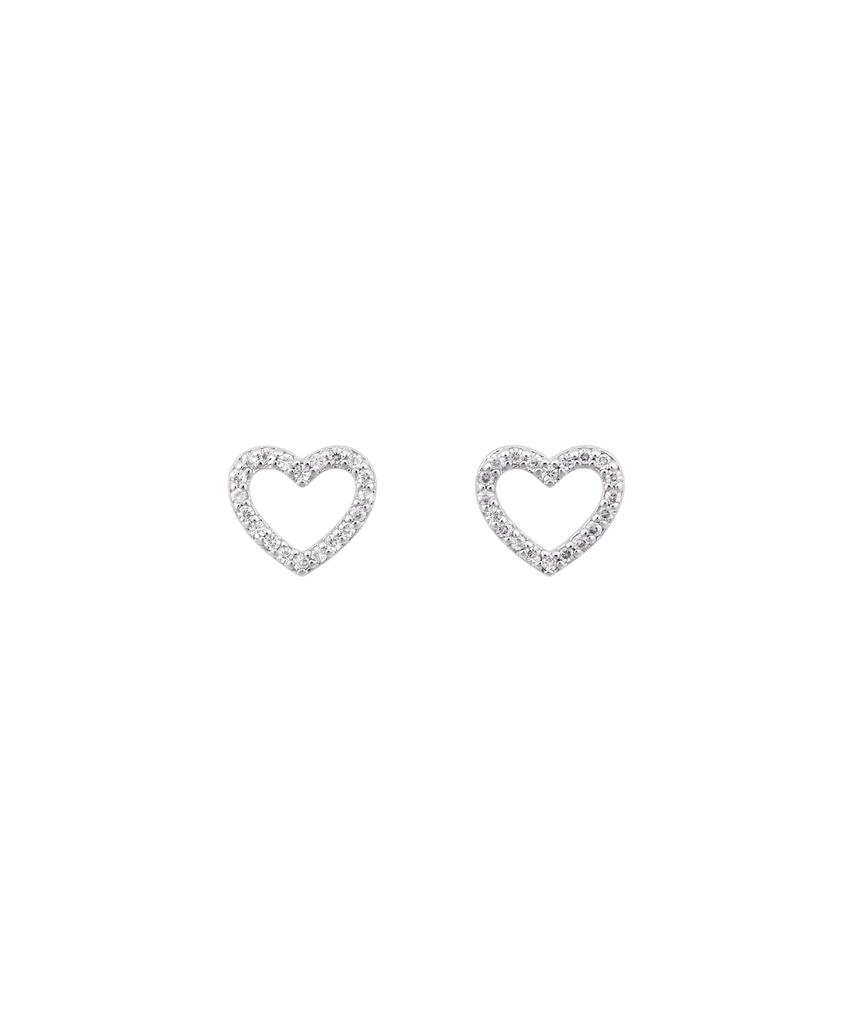 Jyddm Heart Frame Earrings