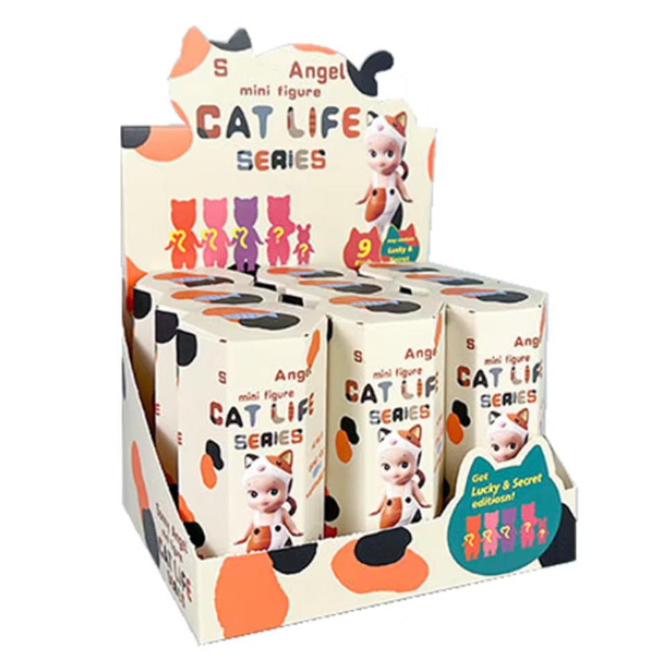 S Angel Hippers Blind Box Cat Life Hippers Angel Series Anime Figures Surprise Box Toys for Kids Figure Limite Toy