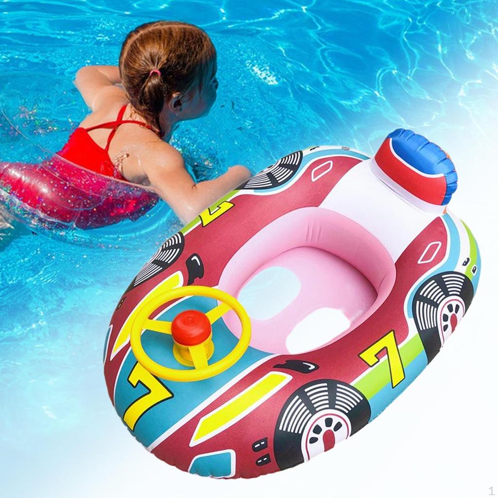 Swimming Float Seat Bathtub Inflatable for Holidays Summer Kids