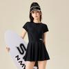 Costume da bagno Donna Sportivo Conservativo Intero Copri Pancia Per Mostrare Peso Taglia Grande Grasso Mm Di Alta Gamma Bolla Calda Costume da Bagno