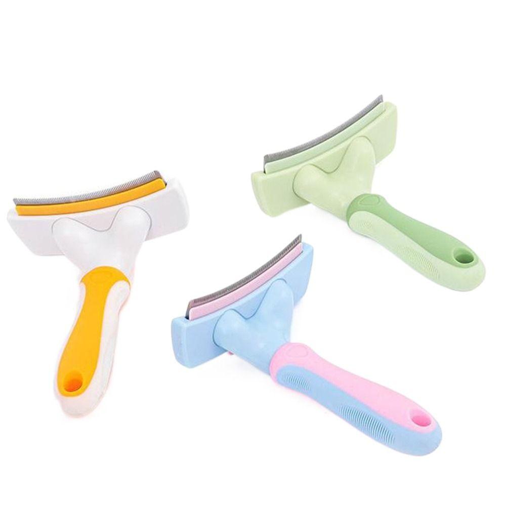 Anti Knotting Pet Hair Remover Stainless Steel Cat Grooming Comb Pet Thinning Comb  Cat Care