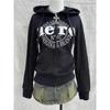 TrendHub American Streetwear Hoodies Pockets Letter Embroidery Harajuku Vintage Sweatshirts Coat Y2k Punk Gothic Tops Slim Women Clothing