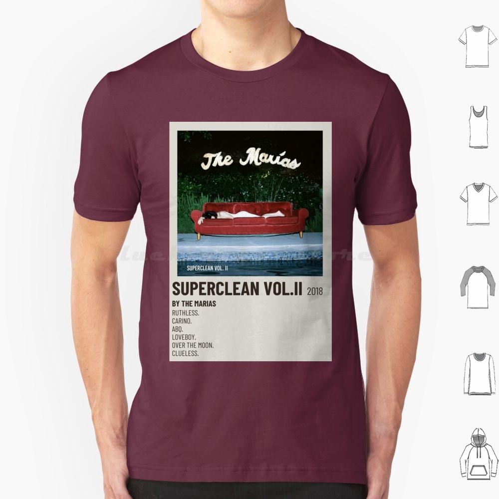 Superclean T Shirt Cotton Men Women DIY Print Music Song Album Cover Band Alternative Indie Music Albums Musics Marias S