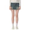 Yescci Retro Preppy Denim A Word All-Match Skirt