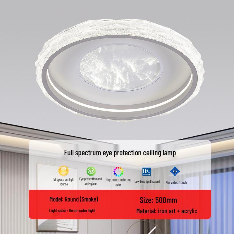 

Итальянская минималистичная роскошная хрустальная потолочная люстра 2025 года для спальни и столовой Three-Color Adjustable