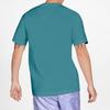 Nike Alien Print Logo Sports Round Neck Short Sleeve T-Shirt Men Tops Blue CU6949-424
