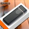 Ultra-thin Rechargeable Electronic Lighter with Touch-Sensitive Windproof Design and Power Display