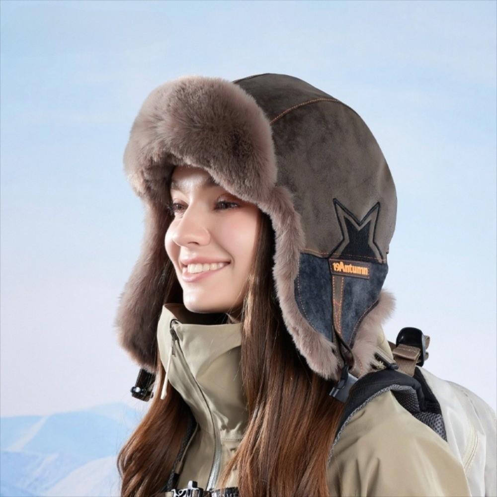 Thickened Winter Velvet Hat Soft Ear Protection Hat Fashion Ushanka Hat Winter Travel Casual Wear