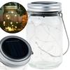 Lampa Ogrodowa Led Solarna Wisząca Latarenka Słoik Drucik 10 Led