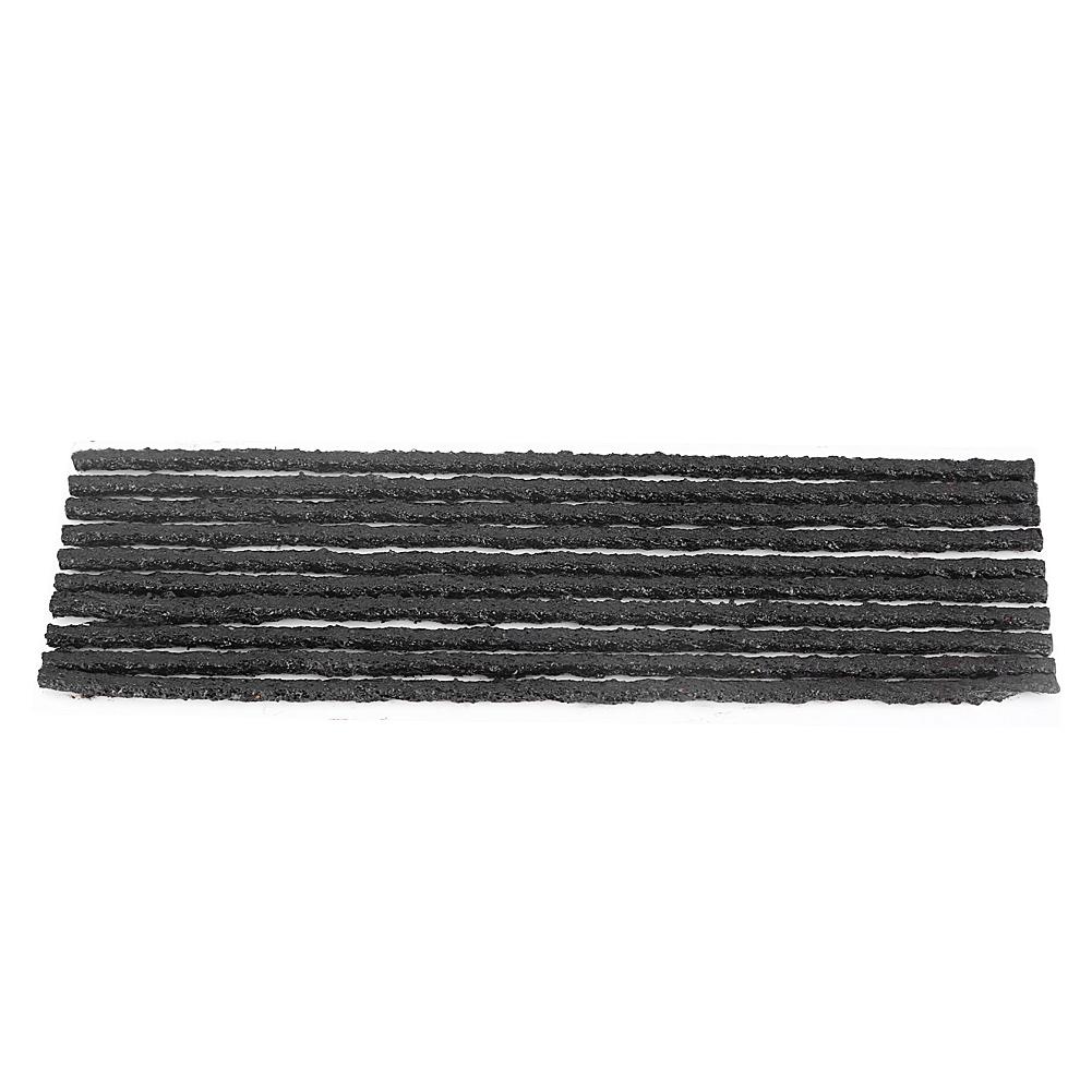50pcs Black Tubeless Tyre Tire Puncture Repair Seal Rubber Strips Car Motorcycle 200*3.5mm