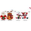 8pcs Christmas Tableware Holders Bag Party Gift Xmas Ornament for Table Home D0LD