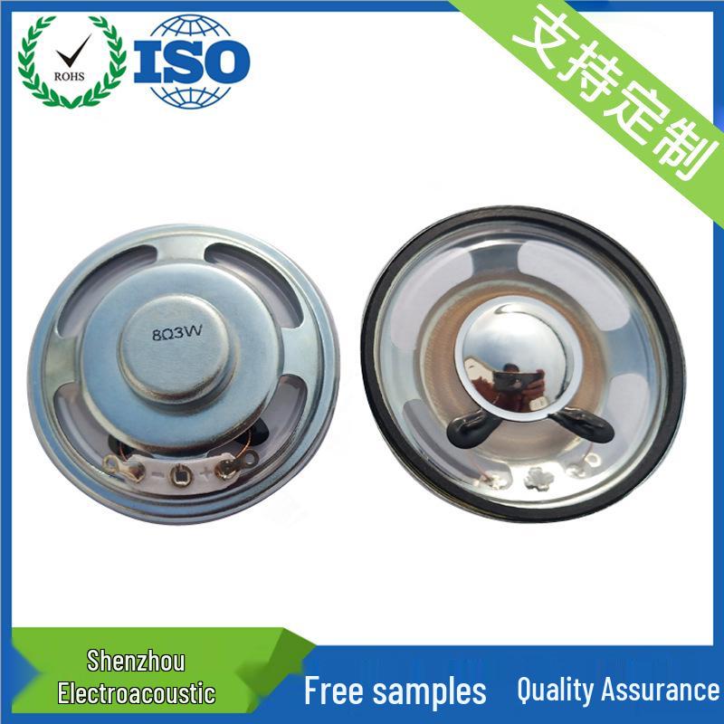 Internal Full-Range Magnetic Waterproof Speaker, 4 Ohm 1W/8 Ohm 0.5W Loudspeaker 45mm Waterproof Speaker