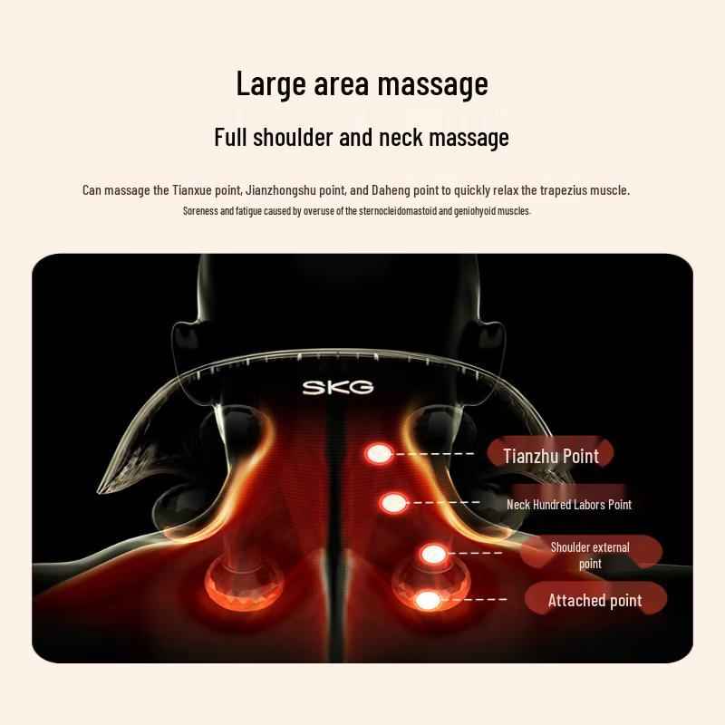 SKG Neck and Shoulder Massager CN Plug (adapter Included)