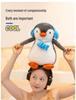 Plush Little Penguin Headphone Pillow - Stuffed Toy & Birthday Gift for Girls