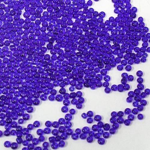 45g Royal Blue 11/0 Skleněné rokajlové perličky