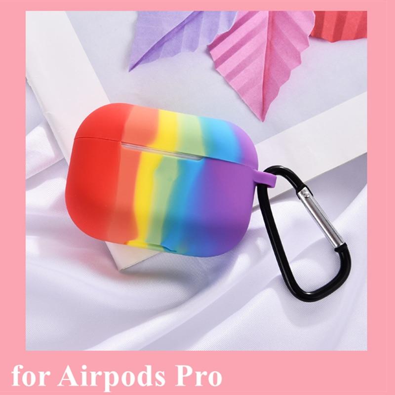 Custodia in silicone arcobaleno Per apple Airpods Pro Custodia adesivo  Custodia per airpod 1 2 3 Per Air Pods Auricolare Accessori pelle acquista  in modo economico — spedizione gratuita, recensioni reali con foto — Joom