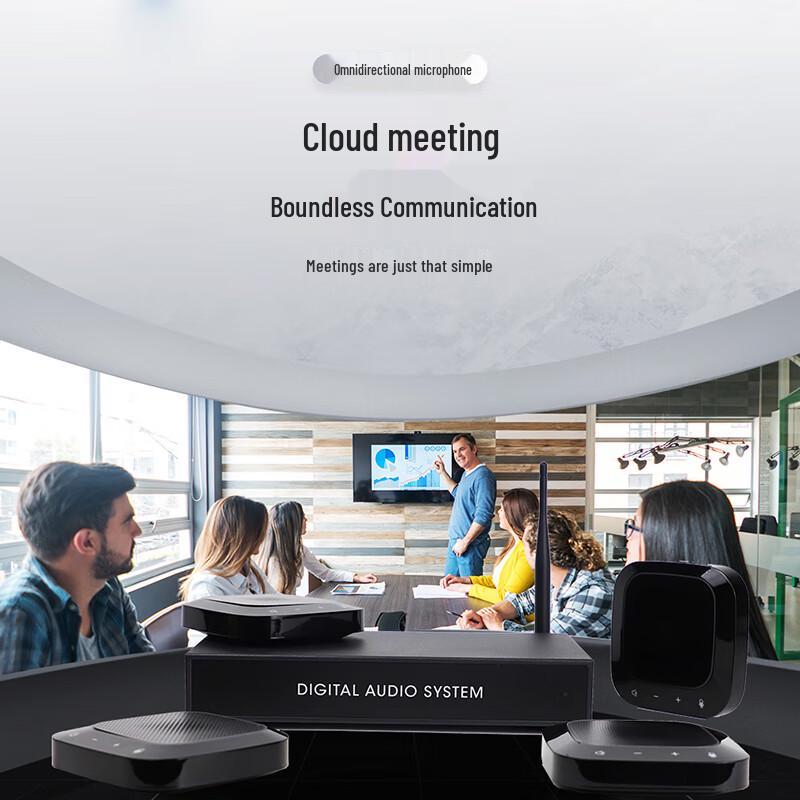 Runpu RP-T800 Wireless Omnidirectional Video Conference Microphone System (CN version)