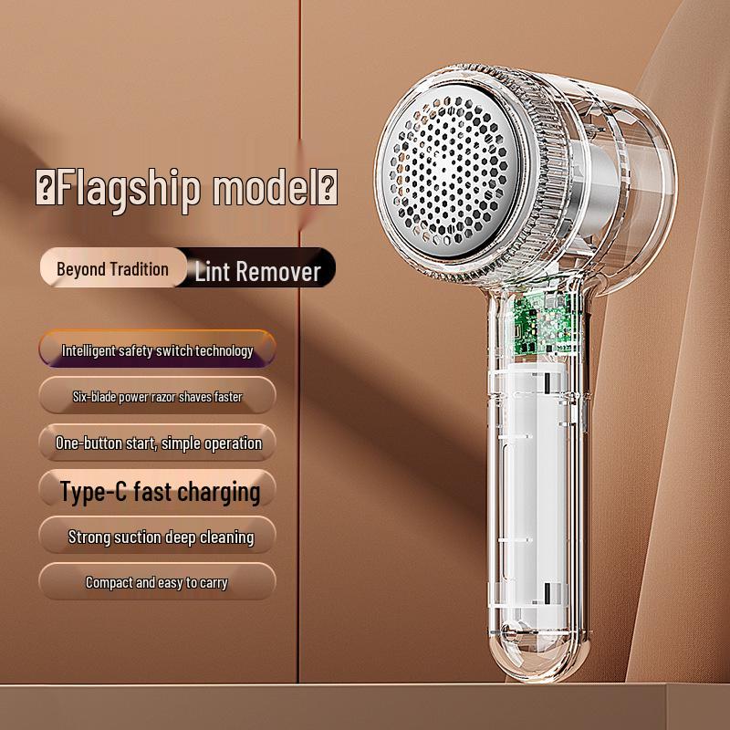 Rechargeable Digital Fabric Shaver with Display