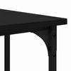 L Shaped Desk Black Oak Effect 139 x 139 x 75 cm
