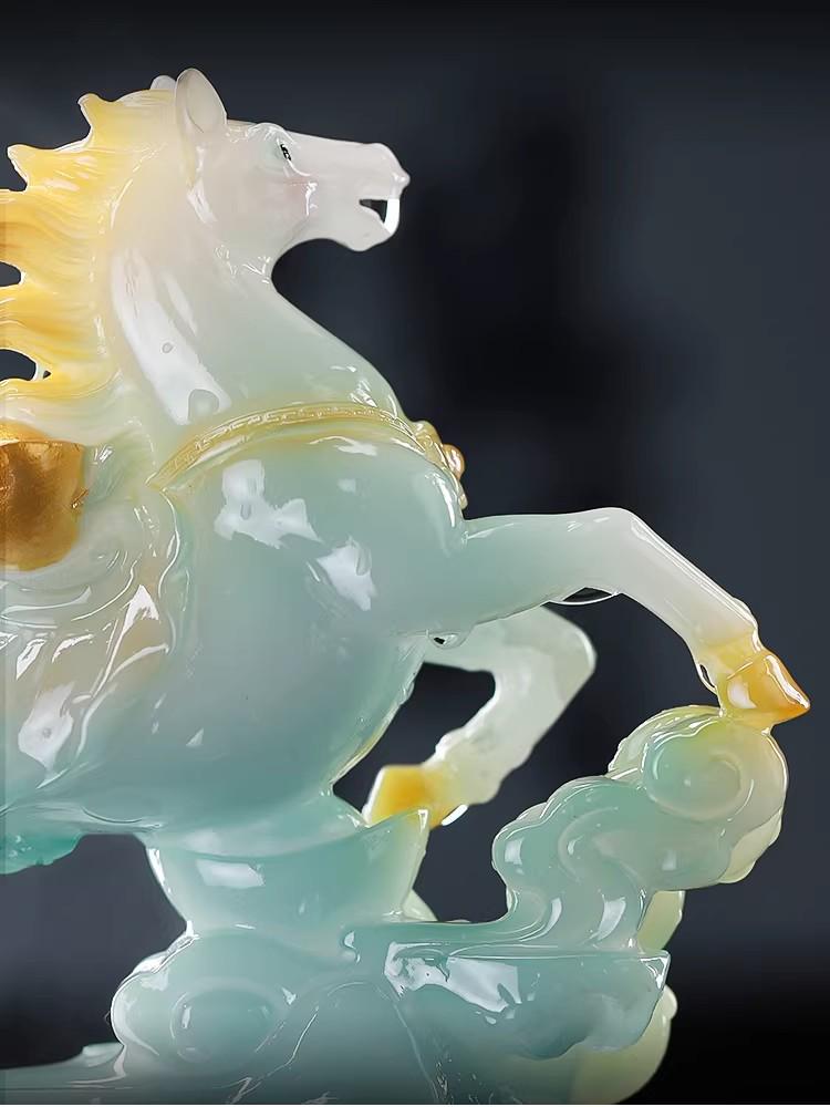 Instantly Wealth-Attracting Color-Changing Horse Tea Pet for Kung Fu Tea Sets – Office Desktop Tray Ornament