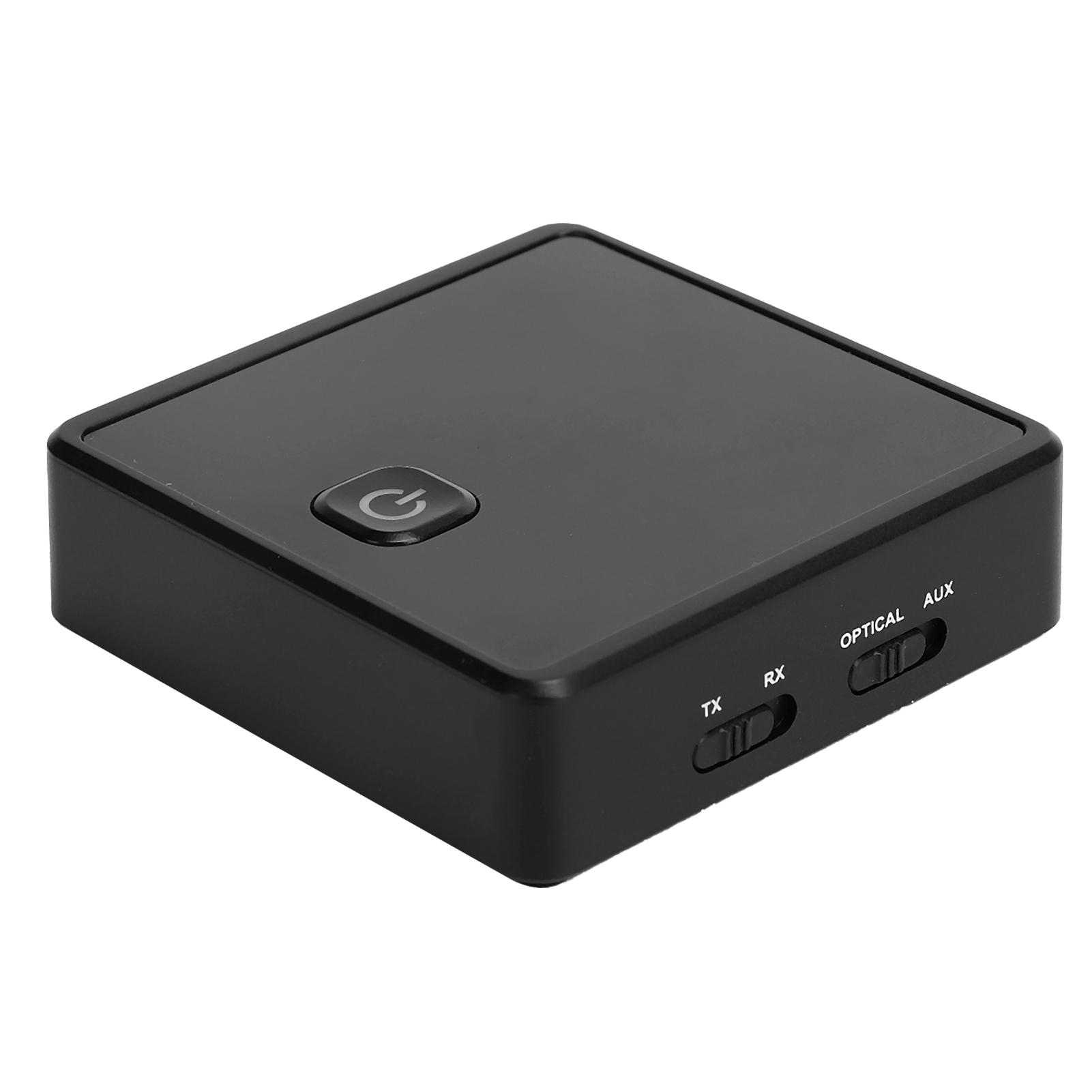 

Bluetooth 5.0 Transmitter Receiver Wireless o Adapter with 3.5mm Aux for PC TV Car Speaker