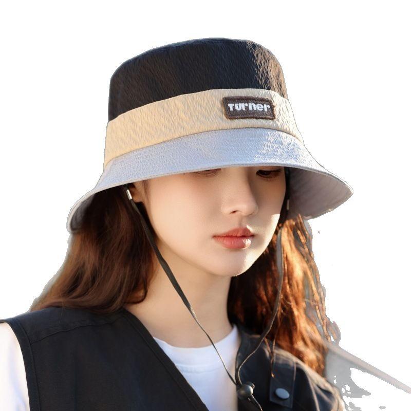 Women'S Bucket Hat Uv Protection Outdoor Quick-Drying Mountaineering Hat Ins Versatile Washbasin Hat