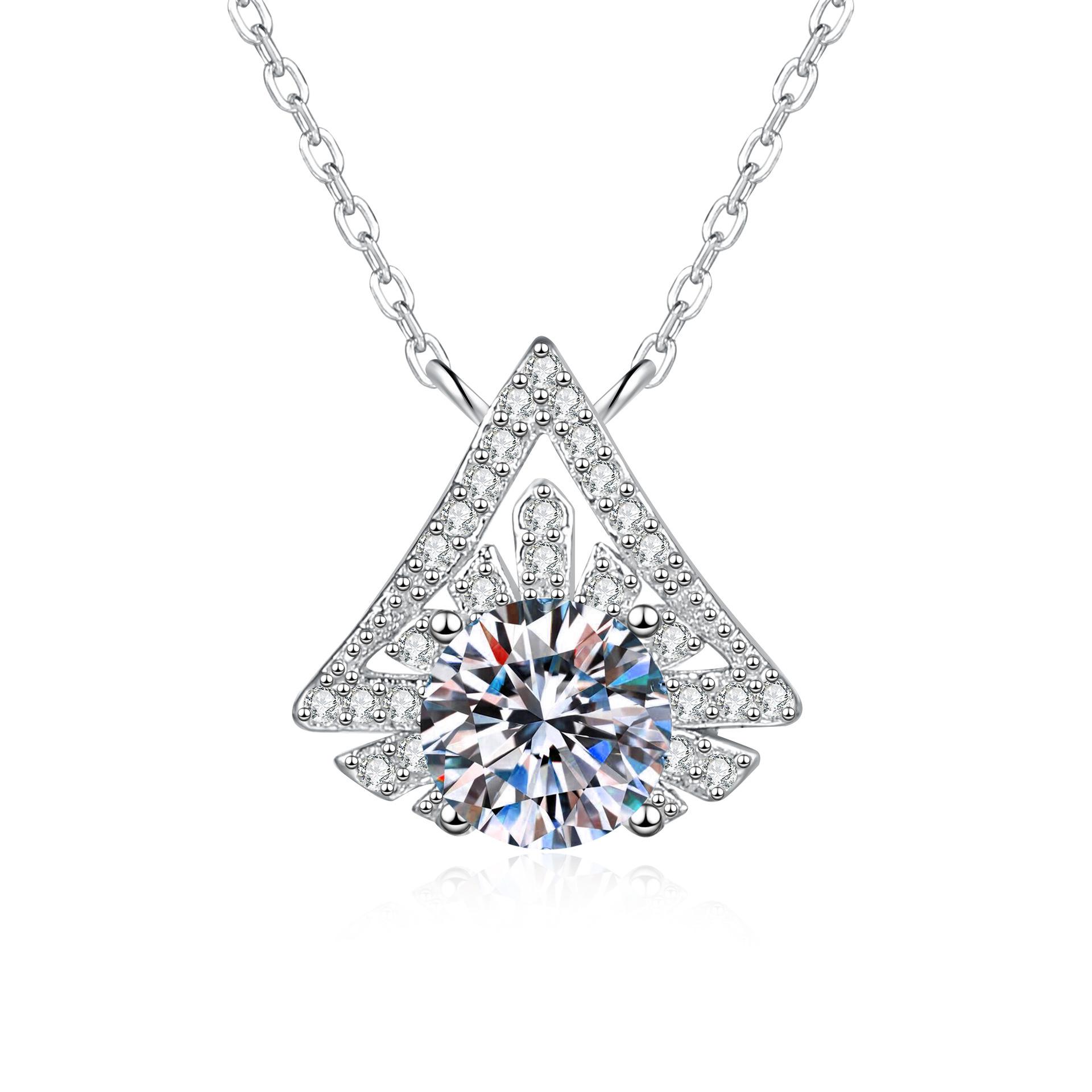 New S925 Silver Snowflake Christmas Tree Women s Necklace Niche Fashion Exquisite High-quality Wedding Jewelry