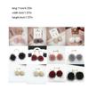 Dangle Earrings Lady Accessories Fashion Popular Unique Earring Korean Style Ball Daily Decorations Stud Wear Ear for Jewelry