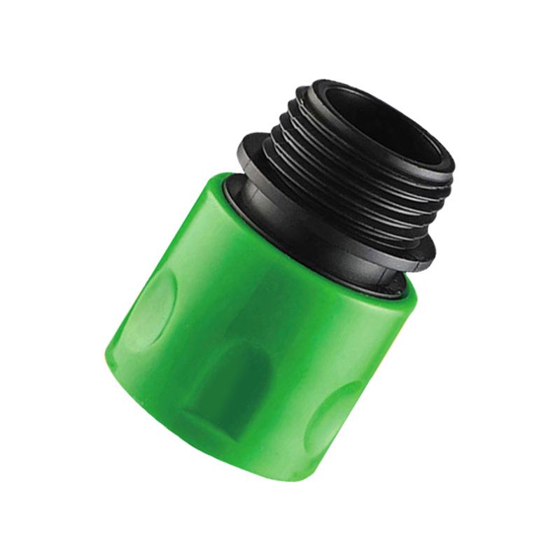 6-Point Internal Hex Plastic Quick Connector, 25mm Threaded Water Fitting Extension Nipple.