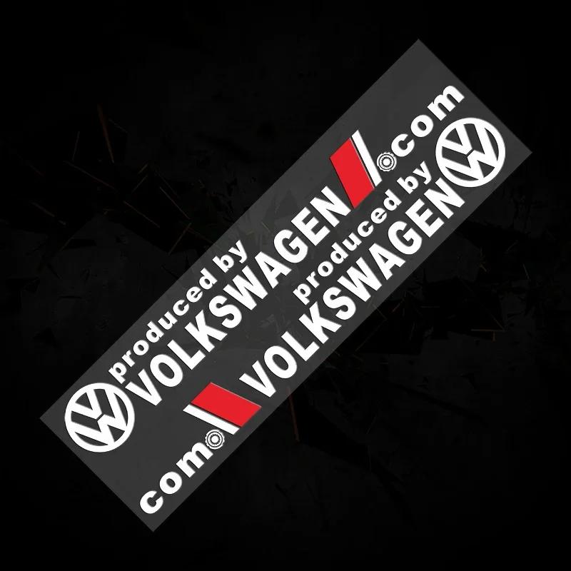 Pro VOLKSWAGEN VW Laserové Reflexní Samolepky na Přední Sklo Auta Samolepky na Karoserii pro Volkswagen Passat Tiguan Bora Jetta CC Beetle Sc