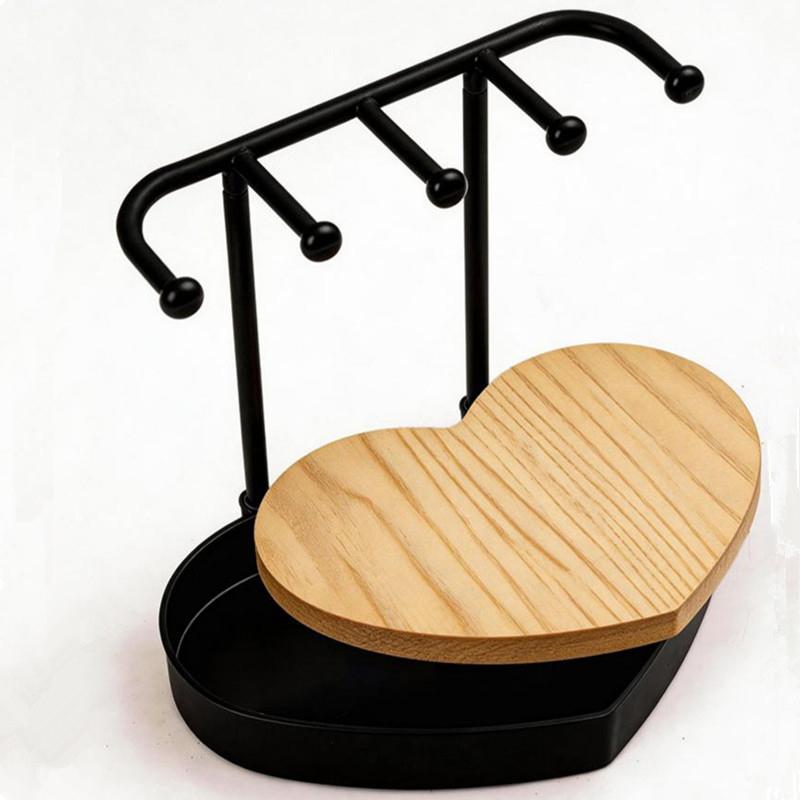 Jewelry Stand Display Organizer for Earrings Necklaces Rings Portable Holder Rack for Retail Stores Home Bedroom Storage