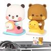 BommFu Bubu Dudu Bobblehead | Photo Panda Car Dashboard Decor | Panda Plush Figure