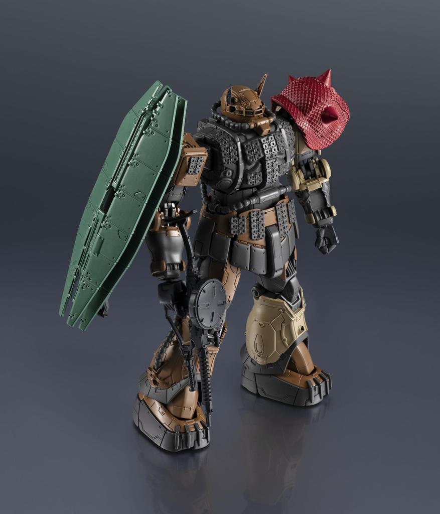 Mobilní oblek TAMASHII NATIONS GUNDAM UNIVERSE Gundam Requiem of Vengeance ZAKUII Solari 150mm malovaná pohyblivá figurka (Neidentifikovaný typ) Cca.