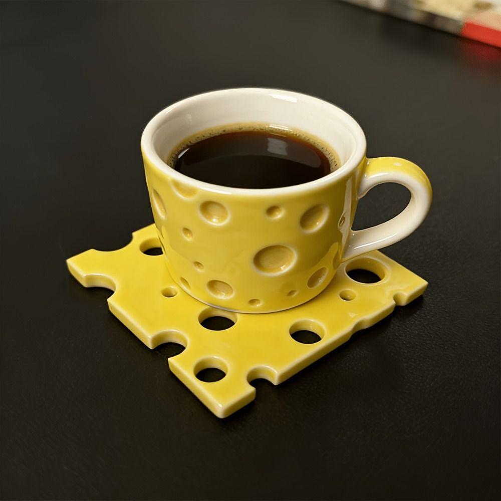 3D Printed Drink Coaster Heat-Resistant Heatproof Pad Ornaments Cheese Coasters  Desktop