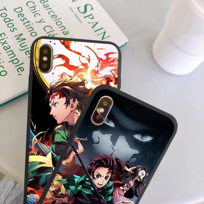 For Xiaomi Redmi Note 10 S 11 11S 9S 8 9 8T 7 9C 9T Mi A3 10T 11T 11 Lite  Poco X3 NFC M3 F3 X4 Pro Anime Demon Slayer Soft Case