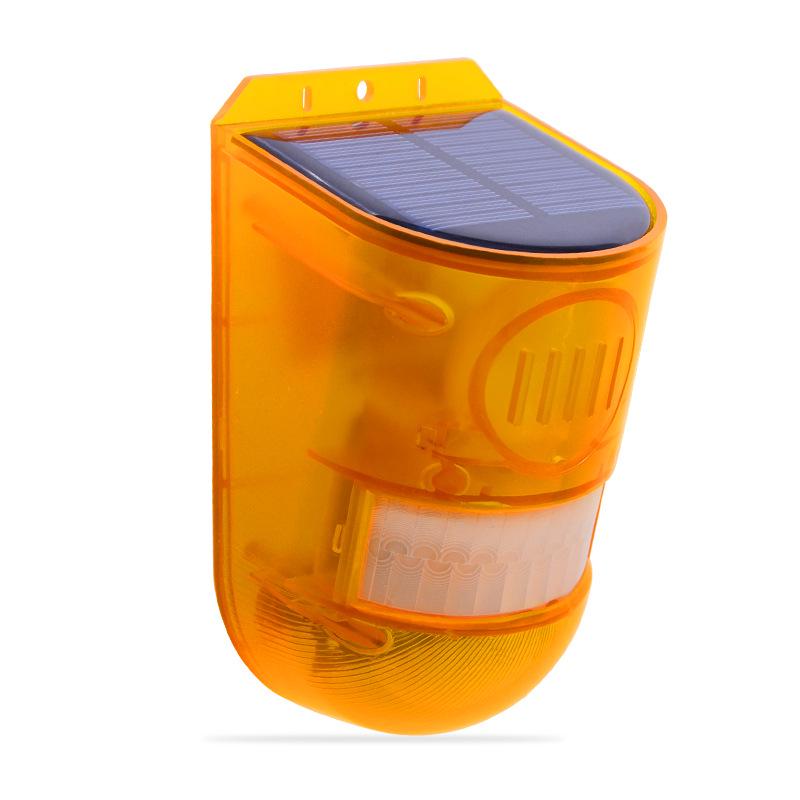 Solar-Powered Infrared Sensor Alarm & Animal Repellent Light with Remote Control