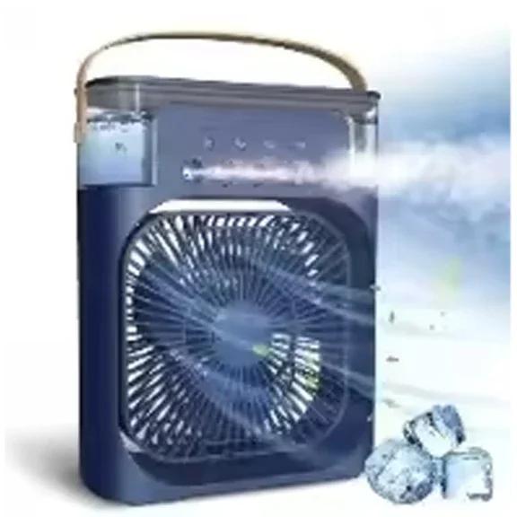 Mini Air Conditioner USB Water Mist Fan 7 Colors LED Light Humidification Fan Home Spray Air Fan Desk Air Cooler Cooling Fan