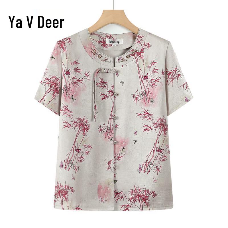 Yalu Women s Floral Short Sleeve Top & Set 3XL
