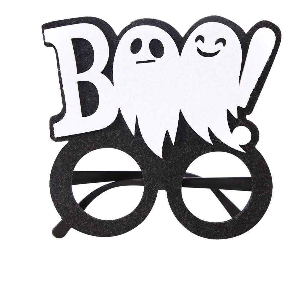 Skull Head Eyeglasses Frames Cobweb Ghost Halloween Decoration Glasses Pumpkin Halloween Dress Up