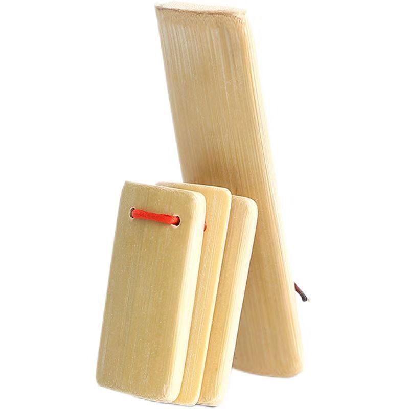 

Handmade Kuaiban Pair with Red Silk Ribbon: High-Quality, Durable, Easy to Play.