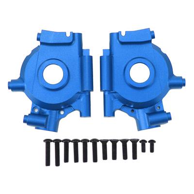 RC Car Front Gearbox Aluminum Alloy Wear Resistant High Strength Anti Corrosion Gear Box for Losi Baja Rey 1 10 Dark